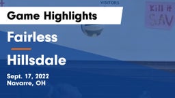Fairless  vs Hillsdale  Game Highlights - Sept. 17, 2022