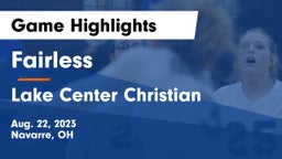 Fairless  vs Lake Center Christian  Game Highlights - Aug. 22, 2023