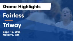 Fairless  vs Triway  Game Highlights - Sept. 12, 2023