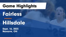 Fairless  vs Hillsdale  Game Highlights - Sept. 16, 2023