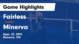 Fairless  vs Minerva  Game Highlights - Sept. 23, 2023