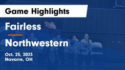 Fairless  vs Northwestern  Game Highlights - Oct. 25, 2023