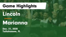 Lincoln  vs Marianna  Game Highlights - Dec. 21, 2020