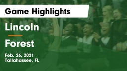 Lincoln  vs Forest  Game Highlights - Feb. 26, 2021
