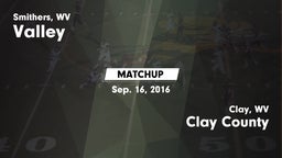 Matchup: Valley vs. Clay County  2016