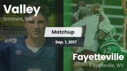 Matchup: Valley vs. Fayetteville  2017