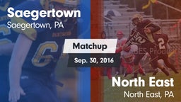 Matchup: Saegertown vs. North East  2016