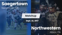 Matchup: Saegertown vs. Northwestern  2017