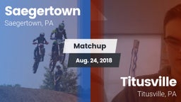 Matchup: Saegertown vs. Titusville  2018