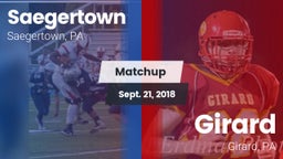 Matchup: Saegertown vs. Girard  2018
