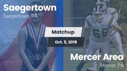 Matchup: Saegertown vs. Mercer Area  2018