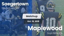 Matchup: Saegertown vs. Maplewood  2018