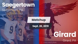 Matchup: Saegertown vs. Girard  2019