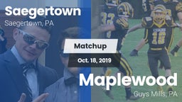 Matchup: Saegertown vs. Maplewood  2019