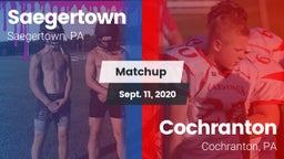 Matchup: Saegertown vs. Cochranton  2020