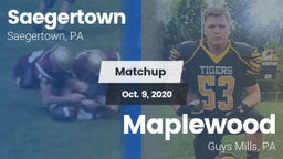 Matchup: Saegertown vs. Maplewood  2020