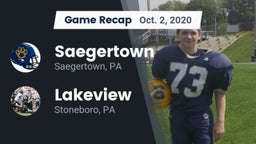 Recap: Saegertown  vs. Lakeview  2020