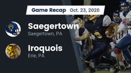 Recap: Saegertown  vs. Iroquois  2020