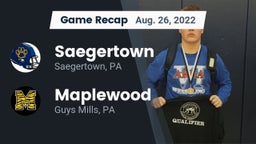 Recap: Saegertown  vs. Maplewood  2022