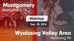 Matchup: Montgomery vs. Wyalusing Valley Area  2016
