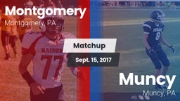 Matchup: Montgomery vs. Muncy  2017