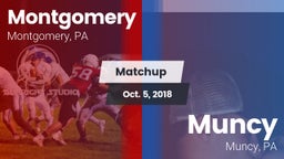 Matchup: Montgomery vs. Muncy  2018