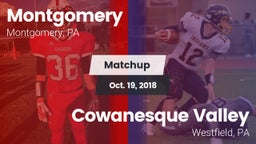 Matchup: Montgomery vs. Cowanesque Valley  2018