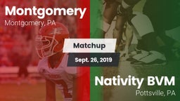 Matchup: Montgomery vs. Nativity BVM  2019