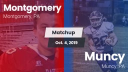 Matchup: Montgomery vs. Muncy  2019