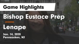 Bishop Eustace Prep  vs Lenape  Game Highlights - Jan. 14, 2020