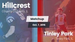 Matchup: Hillcrest vs. Tinley Park  2016
