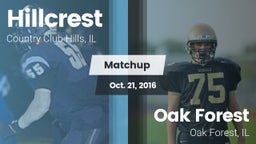 Matchup: Hillcrest vs. Oak Forest  2016
