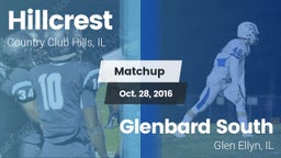 Matchup: Hillcrest vs. Glenbard South  2016