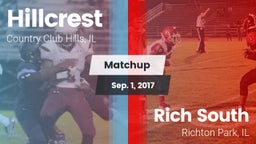 Matchup: Hillcrest vs. Rich South  2017