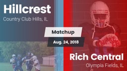 Matchup: Hillcrest vs. Rich Central  2018