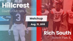 Matchup: Hillcrest vs. Rich South  2018