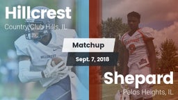 Matchup: Hillcrest vs. Shepard  2018