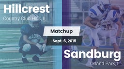 Matchup: Hillcrest vs. Sandburg  2019