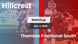 Matchup: Hillcrest vs. Thornton Fractional South  2019