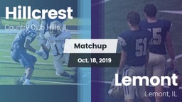 Matchup: Hillcrest vs. Lemont  2019