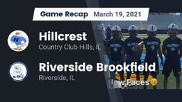 Recap: Hillcrest  vs. Riverside Brookfield  2021