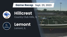 Recap: Hillcrest  vs. Lemont  2023