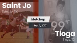 Matchup: Saint Jo vs. Tioga  2016