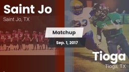 Matchup: Saint Jo vs. Tioga  2017