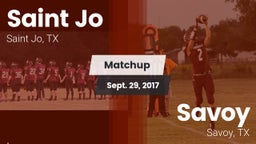 Matchup: Saint Jo vs. Savoy  2017