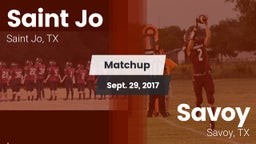 Matchup: Saint Jo vs. Savoy  2016