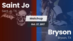 Matchup: Saint Jo vs. Bryson  2017