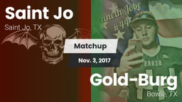 Matchup: Saint Jo vs. Gold-Burg  2017