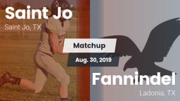 Matchup: Saint Jo vs. Fannindel  2019
