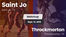 Matchup: Saint Jo vs. Throckmorton  2019